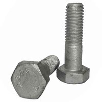 A325B124G 1/2"-13 X 4" F3125 Gr. A325 Heavy Hex Structural Bolt, Type 1, HDG, (Import)
